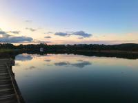 Sunset Over The River