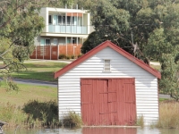 House viewed from the river